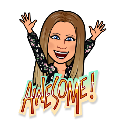 rachelle awesome bitmoji