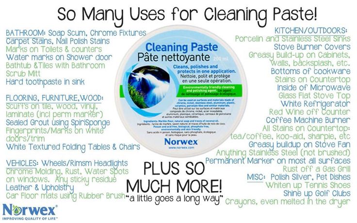 cleaning paste uses