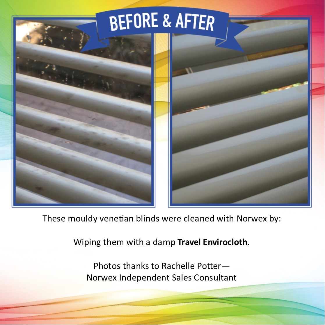 cleaning mouldy venetian blinds
