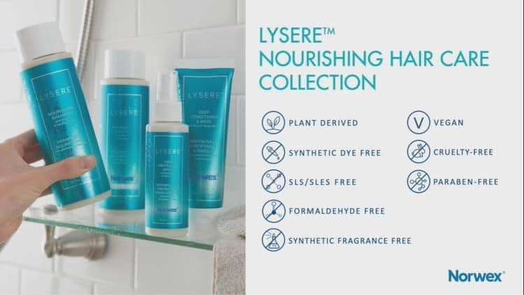 The Norwex Lysere Haircare range